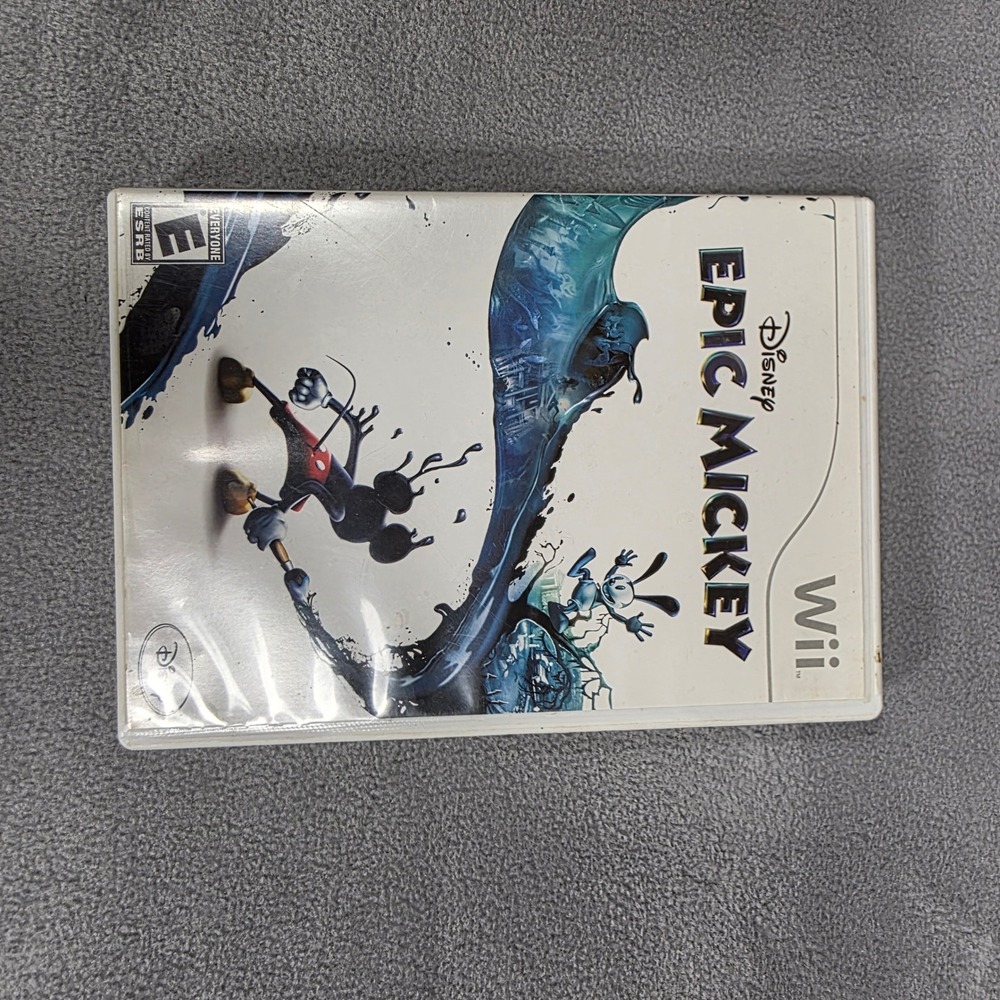 Disney Video Game Nintendo Wii White Epic Mickey Action-Adventure